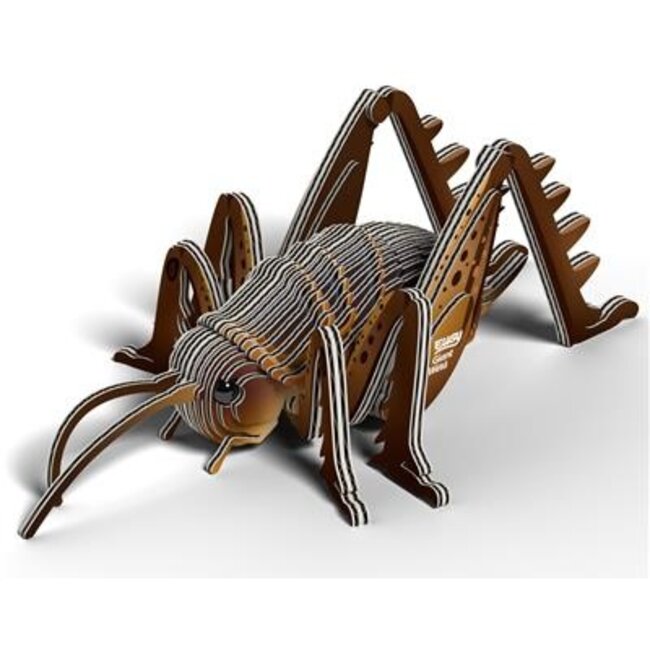 Eugy Bouwpakket - Eugy 3D - Wild dier - Sprinkhaan - 42st. - 8x5.3x14cm - Karton - 6+