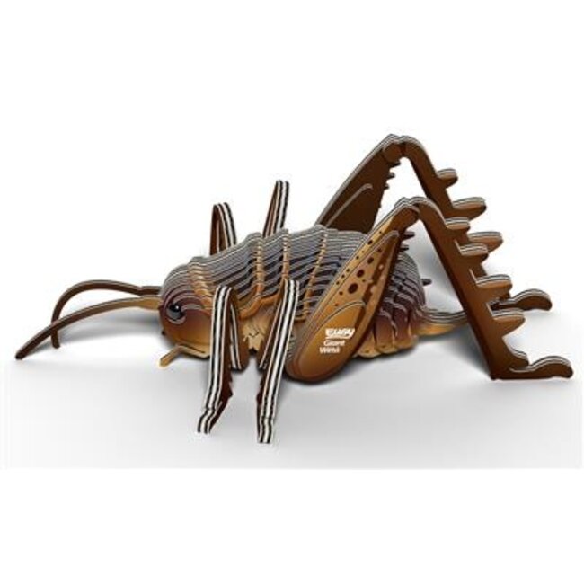 Eugy Bouwpakket - Eugy 3D - Wild dier - Sprinkhaan - 42st. - 8x5.3x14cm - Karton - 6+