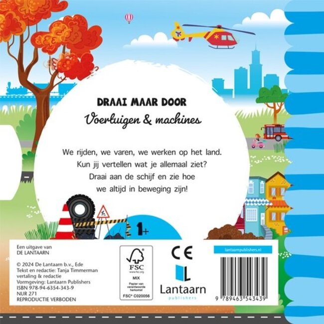 Lantaarn Boek - Draai maar door - Voertuigen & machines