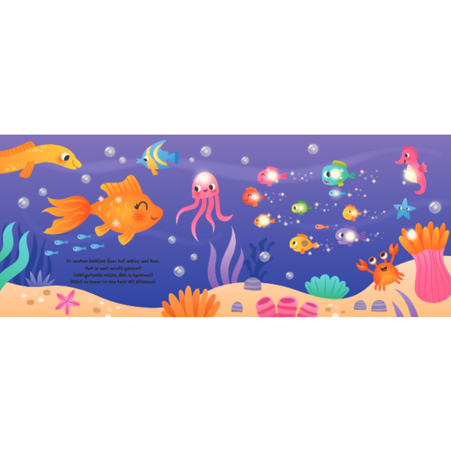 Lantaarn Boek - Slaap lekker, kleintje - In de zee - Met licht