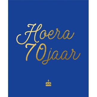 Lantaarn Boek - Cadeauboek - Hoera 70 jaar - 13x16cm