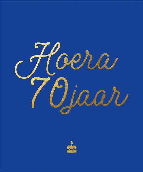 Boek - Cadeauboek - Hoera 70 jaar - 13x16cm