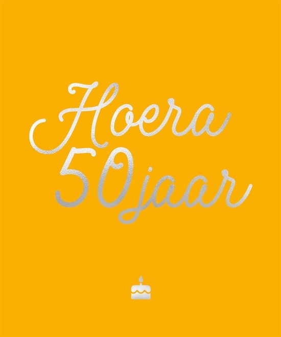 Boek - Cadeauboek - Hoera 50 jaar - 13x16cm