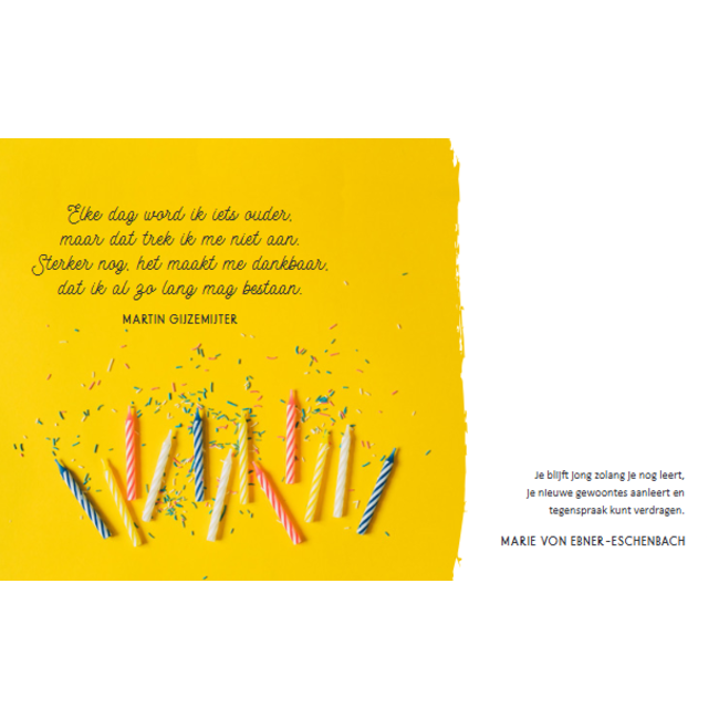 Lantaarn Boek - Cadeauboek - Hoera 50 jaar - 13x16cm