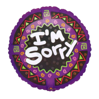 Anagram Folieballon - I'm sorry - 43cm - Zonder vulling
