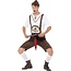 Smiffys Kostuum - Oktoberfest - Tirol - Lederhose, shirt & hoed - Braadworst - L