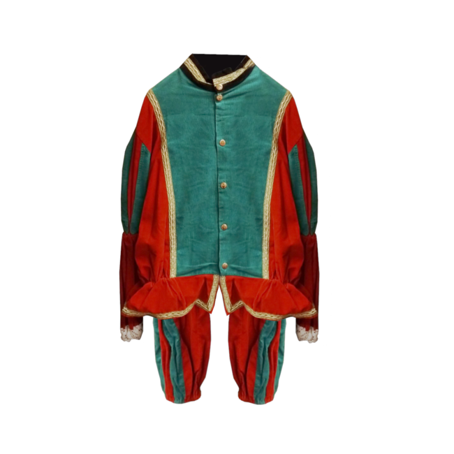 Piet - Kostuum - Groen, rood - Luxe - L