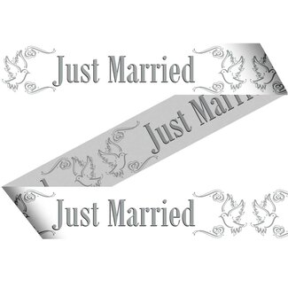Folat Markeerlint - Afzetlint - Just married - 15m