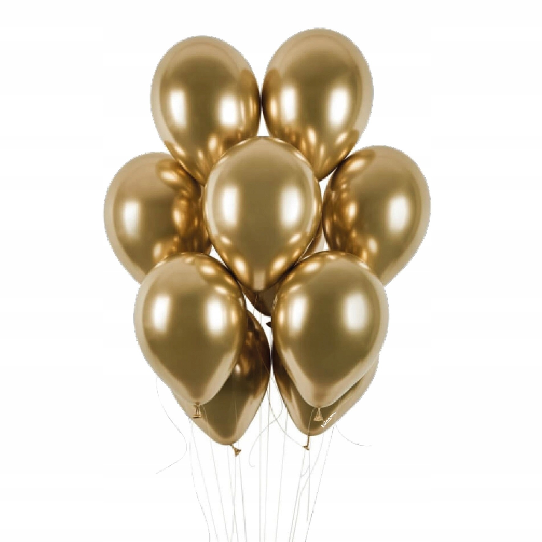 Ballonnen - Luxe - Glanzend goud - Metallic - 30cm - 100st.