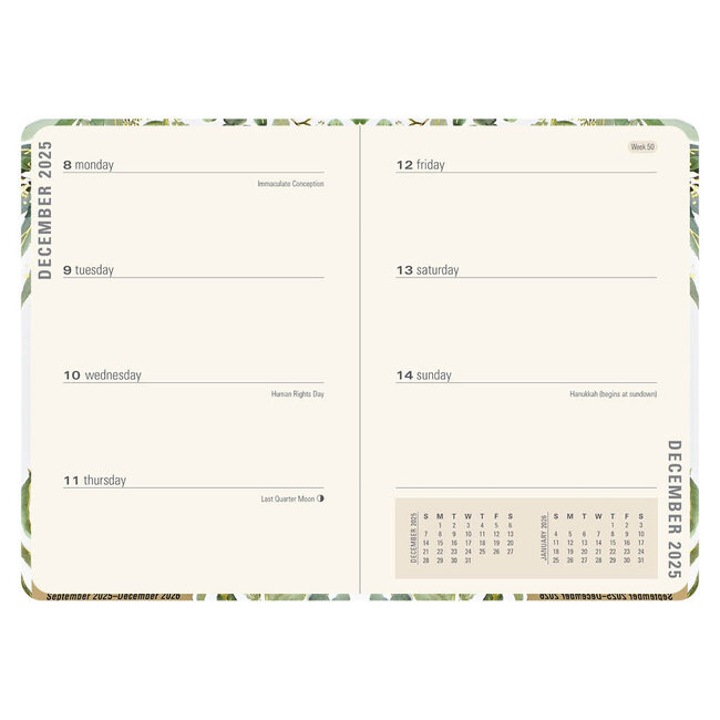 Comello Agenda - 2026 - Compact - 16 maanden - Eucalyptus - 12,7x17,8cm