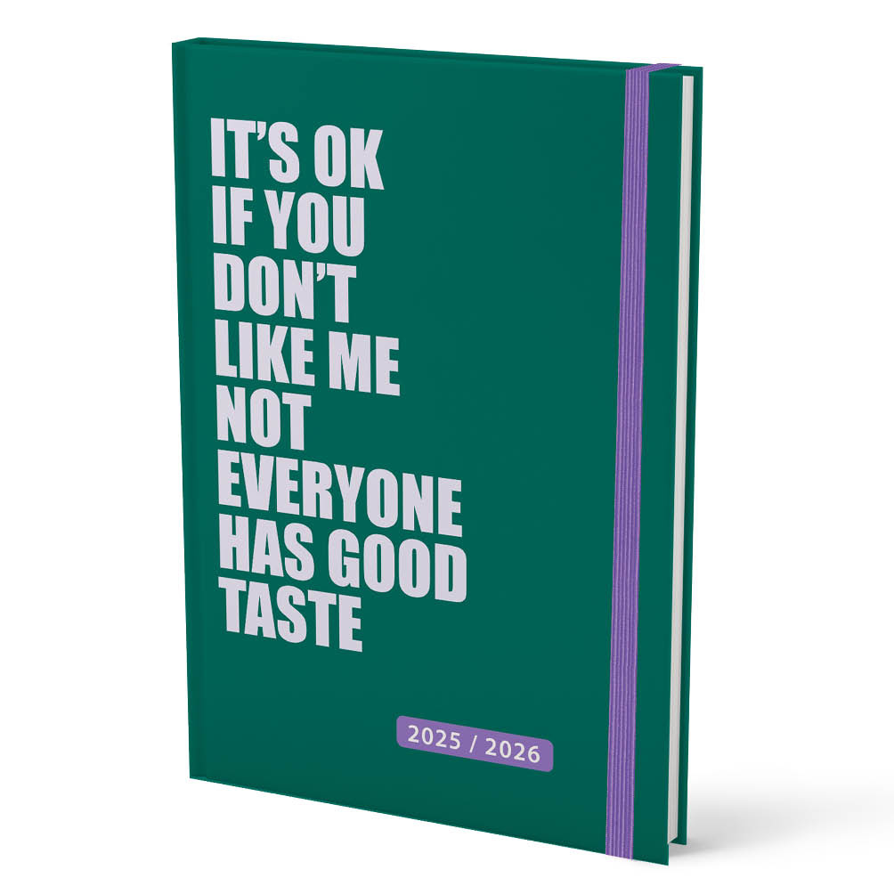 Week agenda - 2026 - 17 maanden - 14,8x21cm - Groen