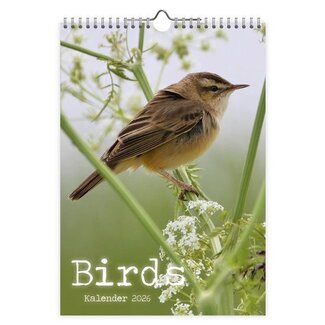 Comello Maand kalender - 2026 - Vogels - Birds - 23,5x33,5cm