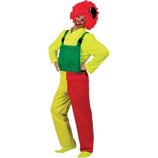 Funny Fashion Kostuum - Tuinbroek - Clown - S