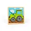 BigJigs Puzzel - Tractor - Hout - Klein - 15x15cm - 5st.