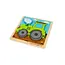 BigJigs Puzzel - Tractor - Hout - Klein - 15x15cm - 5st.