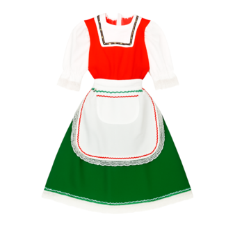 PartyXplosion Kostuum - Dirndl - Jurk - Serveerster - Italië - L