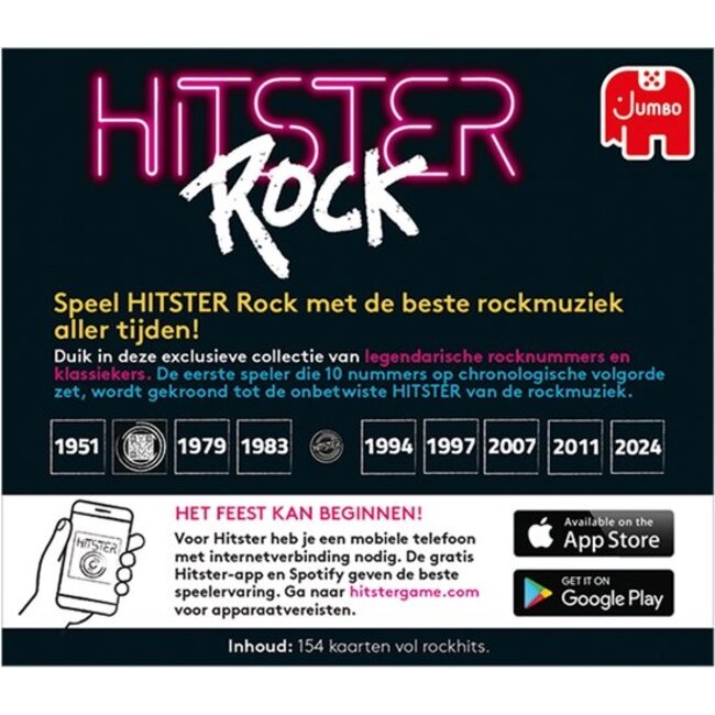Jumbo Spel - Hitster - Uitbreidingsset - Rock