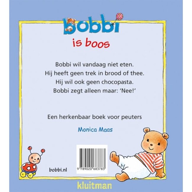 Kluitman Boek - Bobbi is boos