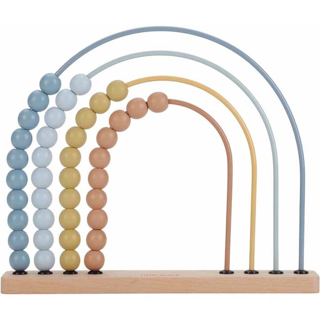 Little Dutch Telraam - Regenboog - Forest friends - Blauw - Little Dutch