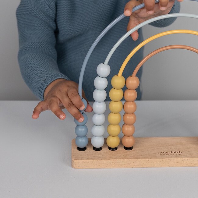 Little Dutch Telraam - Regenboog - Forest friends - Blauw - Little Dutch