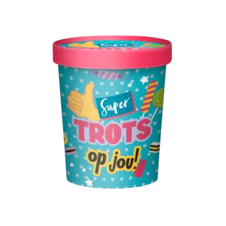 Paperdreams Snoepemmer - Super trots op jou - 12x14cm