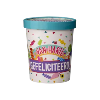 Paper Dreams Snoepemmer - Van harte gefeliciteerd - 12x14cm