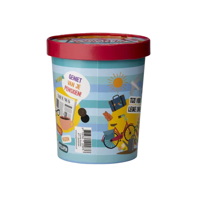 Paperdreams Snoepemmer - Gefeliciteerd met je pensioen - 12x14cm