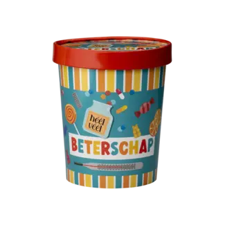 Paperdreams Snoepemmer - Heel veel beterschap - 12x14cm