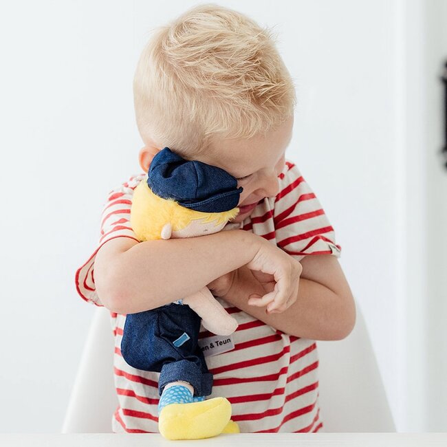 Bambolino Toys Pop - Knuffelpop - Fien en Teun - Boer Teun - 33cm