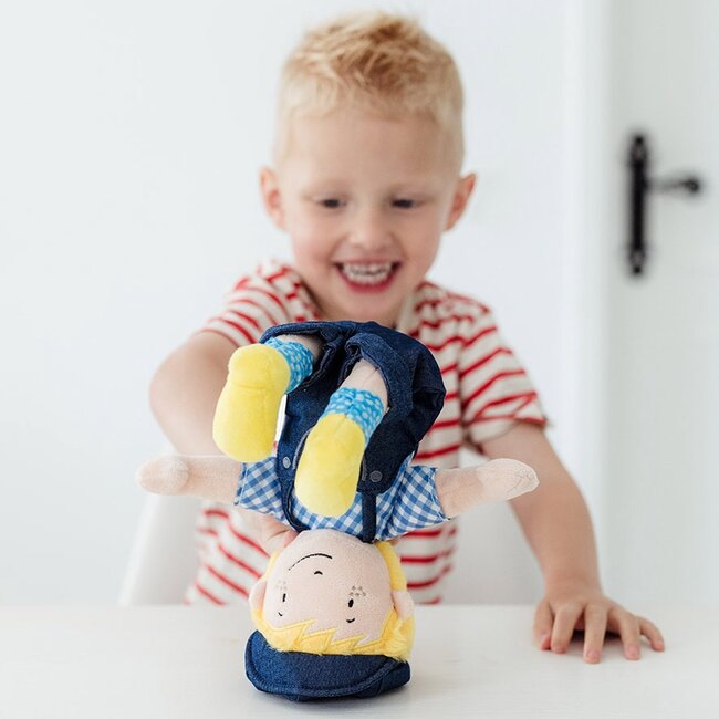 Bambolino Toys Pop - Knuffelpop - Fien en Teun - Boer Teun - 33cm