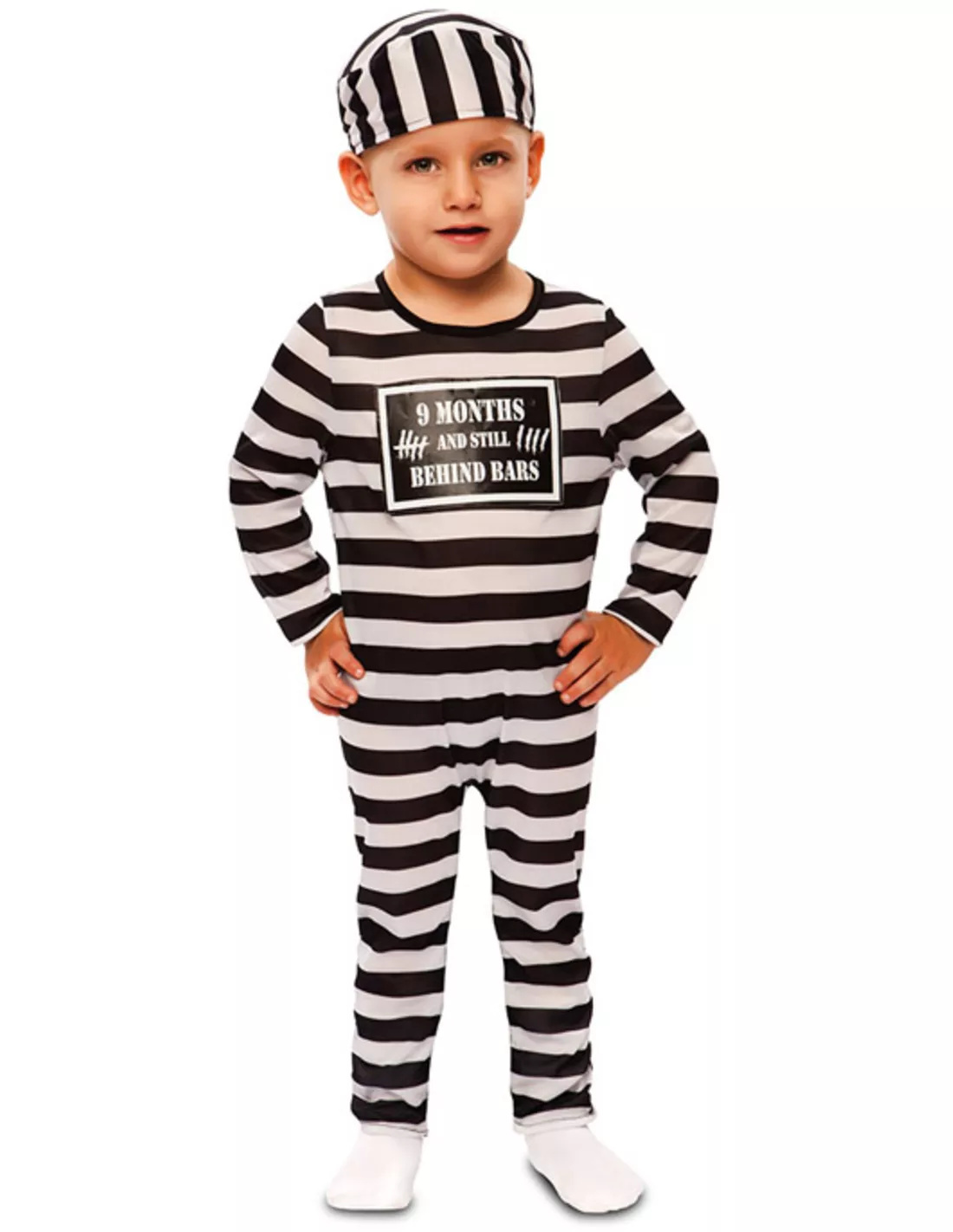 Kostuum - Boef - Met pet - mt.80-92