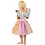 PartyXplosion Kostuum - Fee - Jurk - Regenboog - Met vleugels - 2dlg. - mt.116