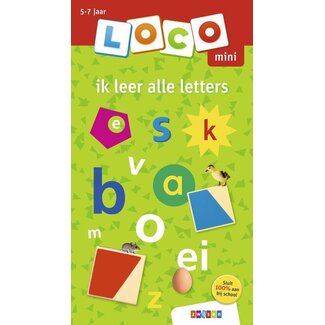 Loco Leerspellen Loco Mini - Boekje - Rompompom - Ik leer alle letters- 4-7 jaar