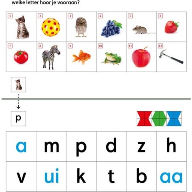 Loco Leerspellen Loco Mini - Boekje - Rompompom - Ik leer alle letters- 4-7 jaar