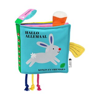 ImageBooks Boek - Knisperboek met activiteiten - Hallo allemaal - Konijn en vriendjes - 0+