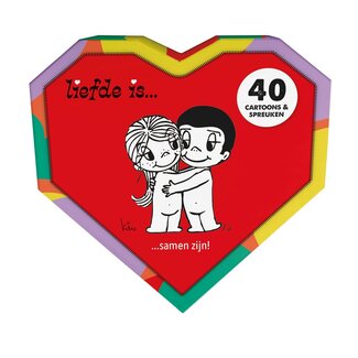 ImageGroup Liefde is..... samen zijn - Spreuken en cartoons - In hartdoosje