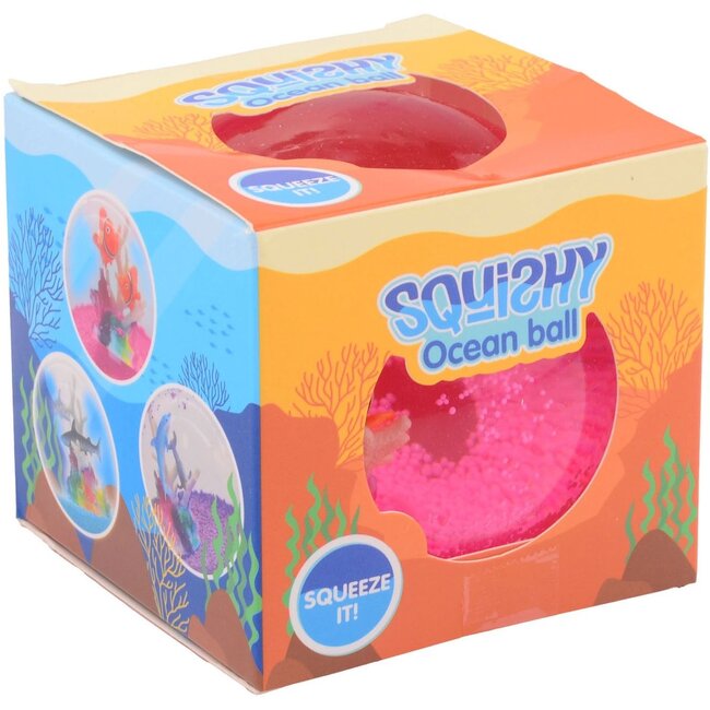 Twisk Squishy - Zachte oceaanbol - 1 stuks - Willekeurig geleverd