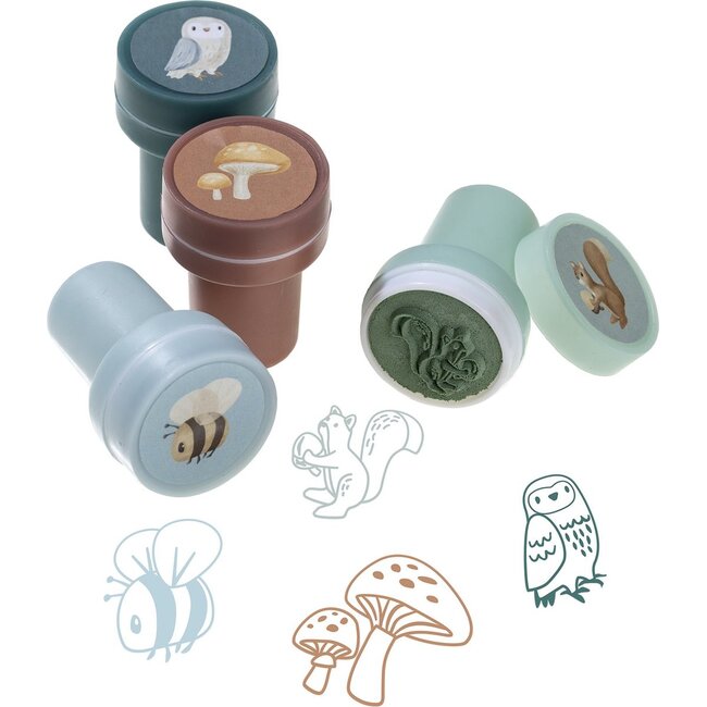 Little Dutch Stempelset - Forest friends - 16dlg - Zelfinktend
