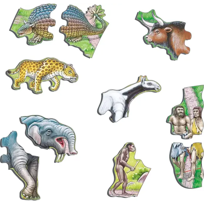 Puzzel - De weg van aap tot mens - 83st - Karton