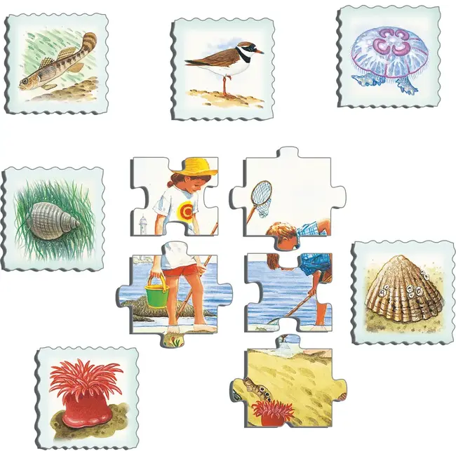 Puzzel - Flora en fauna aan zee - 48st - Karton