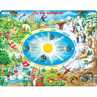 Puzzel - De vier seizoenen - 44st - Karton