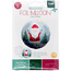 Folat Folieballon - Let it snow - Kerst - 45cm - Zonder vulling