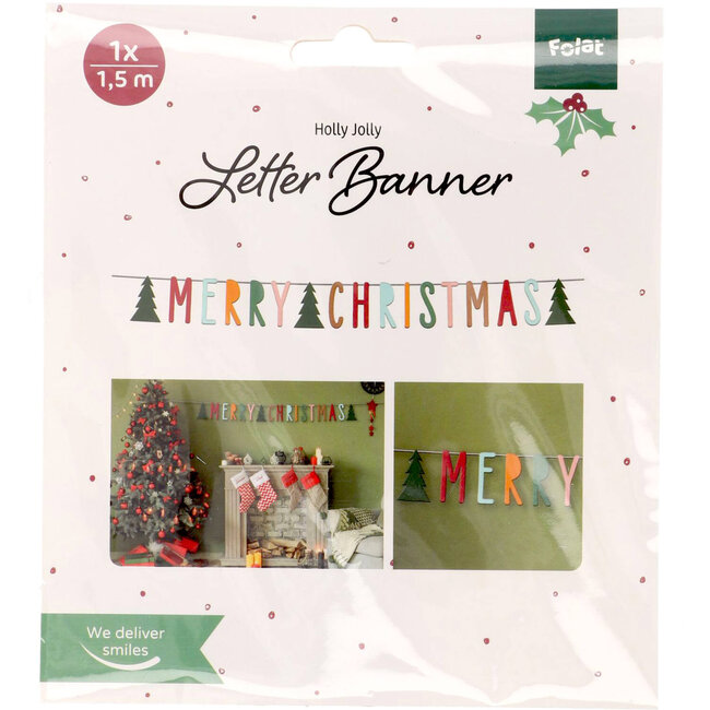Folat Letterslinger - Merry Christmas - 1,5m