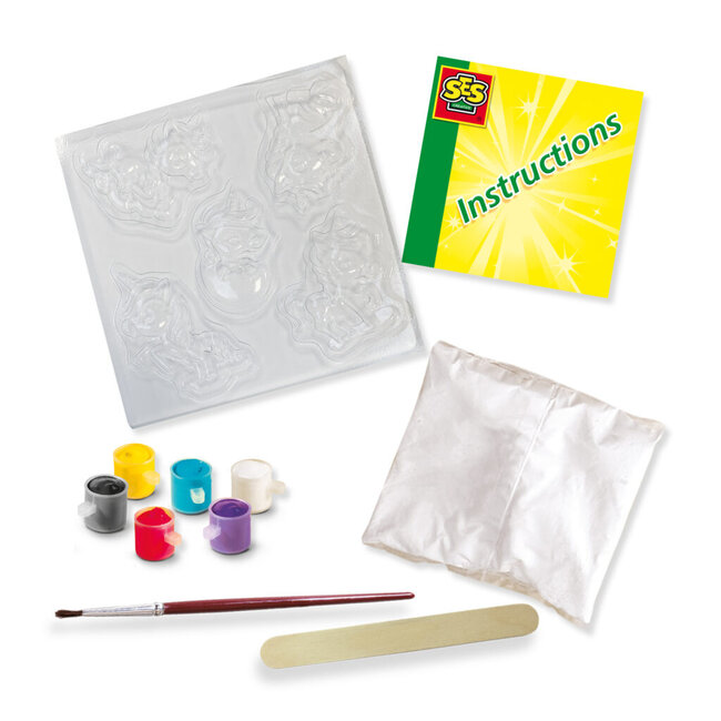 SES Knutselen - Gips gieten en schilderen - Unicorns - Eenhoorns - 5+