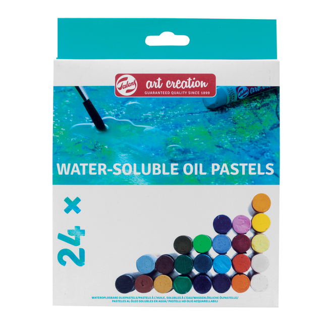 Royal Talens Wateroplosbare oliepastels - Set van 24 - Art Creation