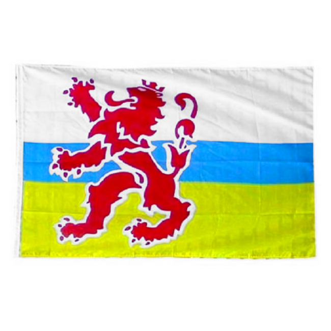 PartyXplosion Vlag - Limburgse leeuw - 90x150cm