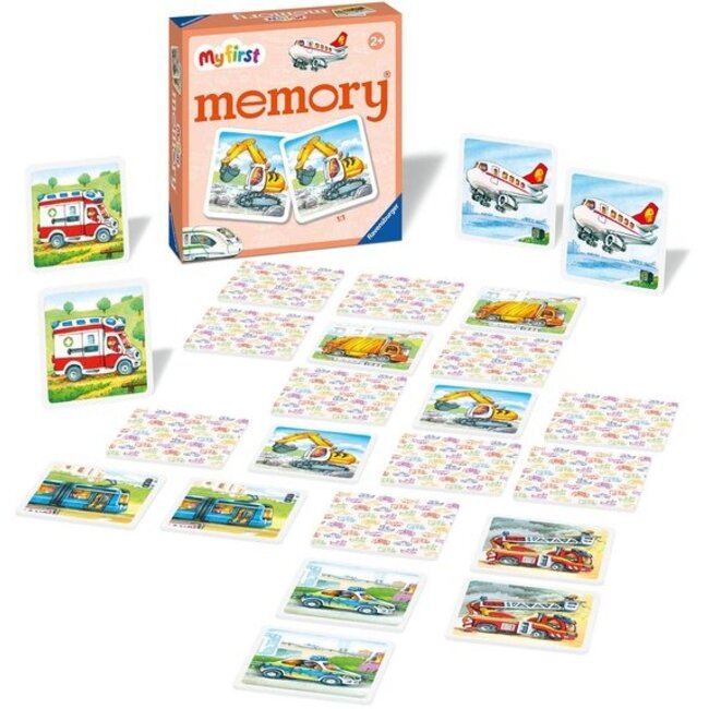 Ravensburger Spel - Memory - My first memory - Voertuigen - 2+