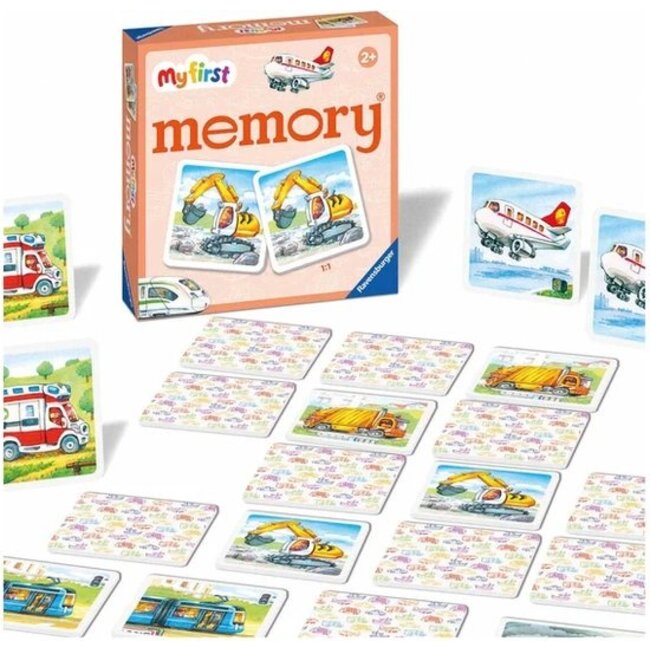 Ravensburger Spel - Memory - My first memory - Voertuigen - 2+
