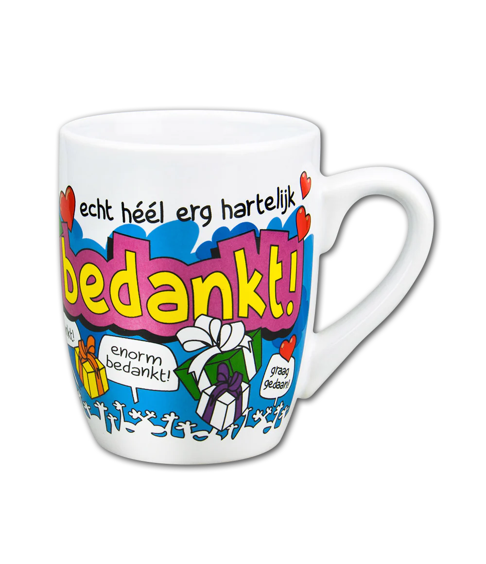 Mok - Cartoon - Bedankt