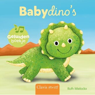 Clavis Boek - Baby dino's - Met geluiden